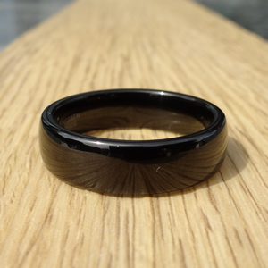 Black 6mm Wonder Ring