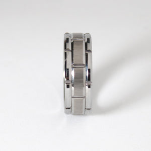 Silver Tungsten Ring