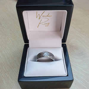 Matt Panelled 8mm Wonder Ring