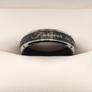 Personalised Mourning Wonder Ring