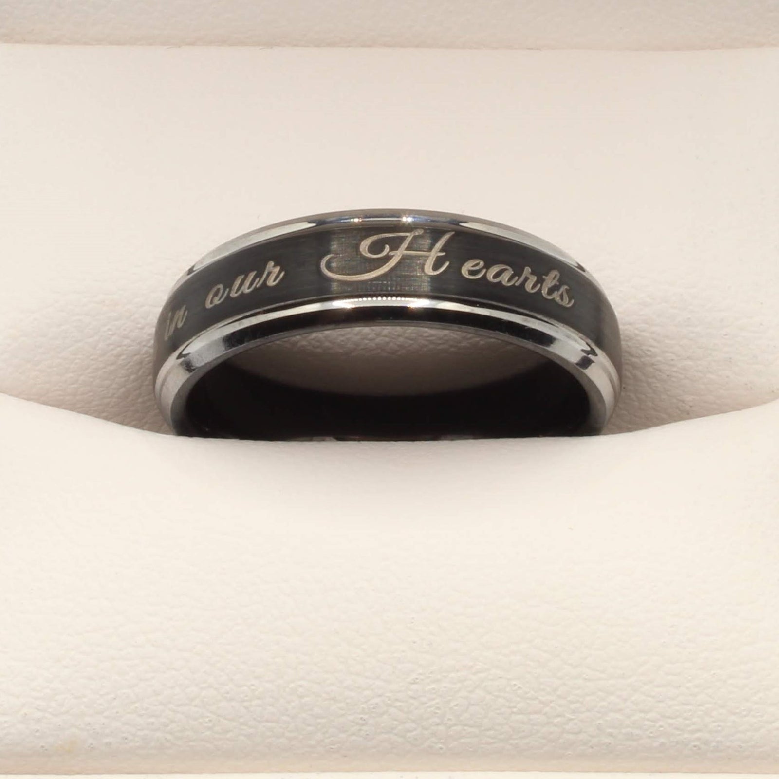 Personalised Mourning Wonder Ring