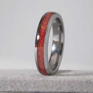 The Red Opal 4mm Wonder Ring