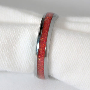 The Red Opal 4mm Wonder Ring