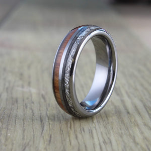The Wood and Steel Wonder Ring Set