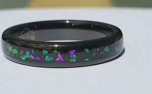 The Black Opal 4mm Wonder Ring