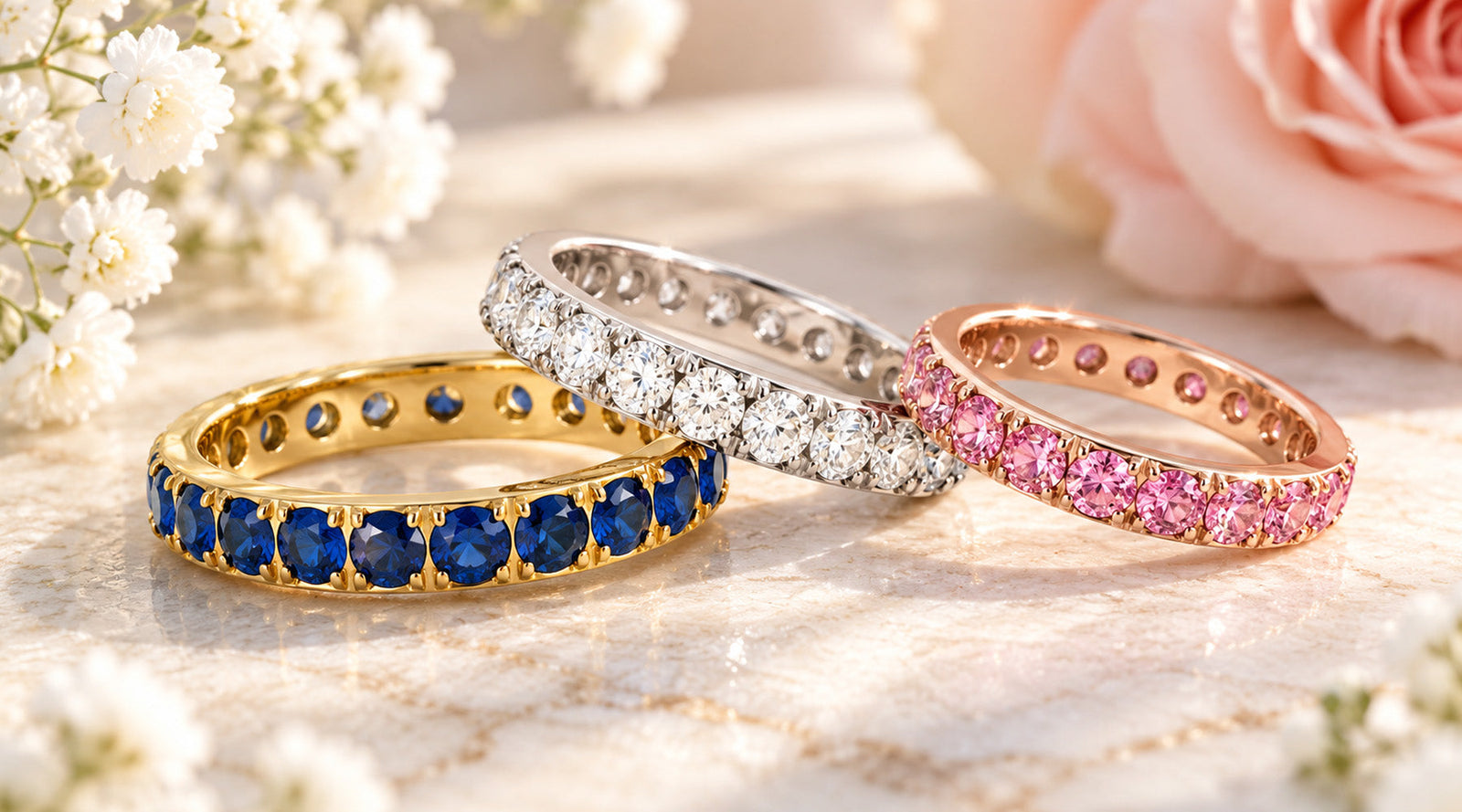 A Guide to Eternity Rings for Every Love Story