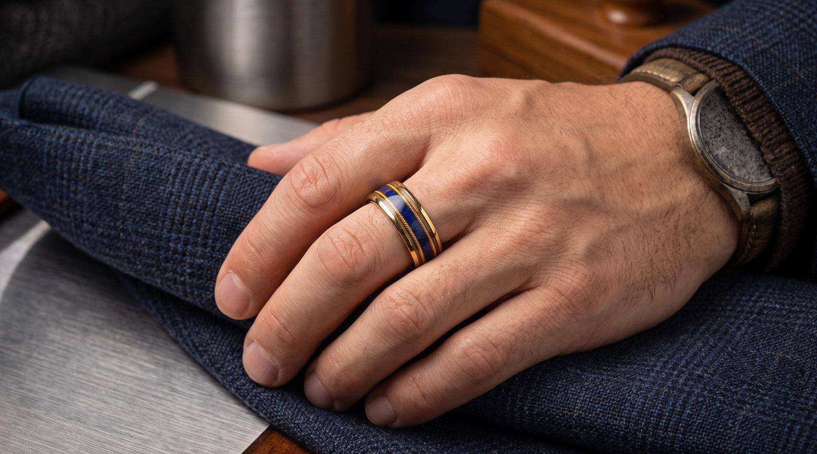 Men’s Statement Rings That Make an Outfit
