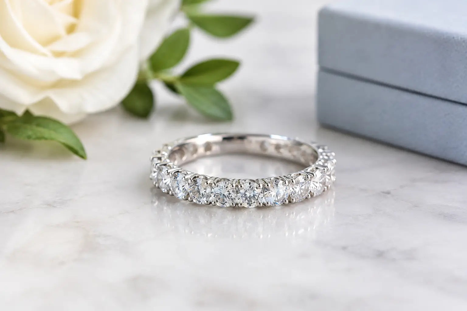 Moissanite Wedding Band Review: Worth It?