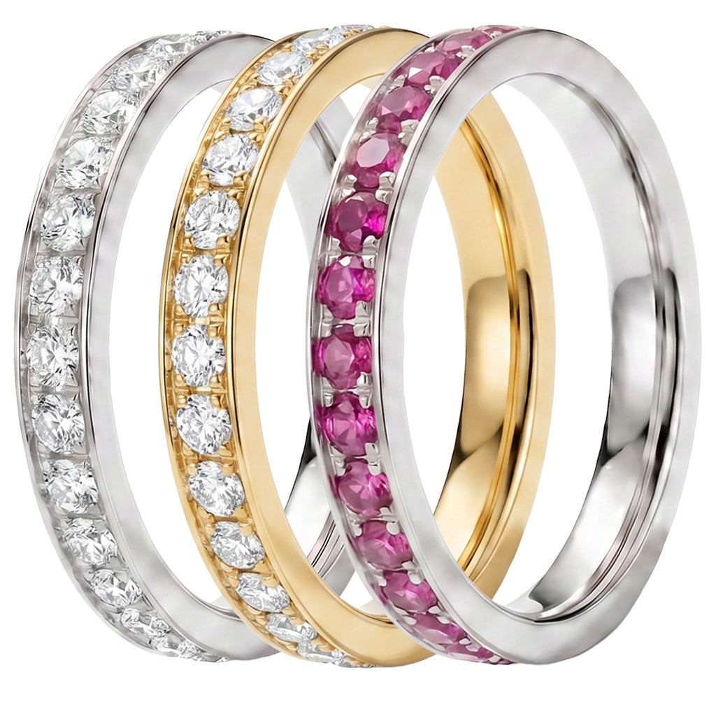 Sparkling Glitz Rings