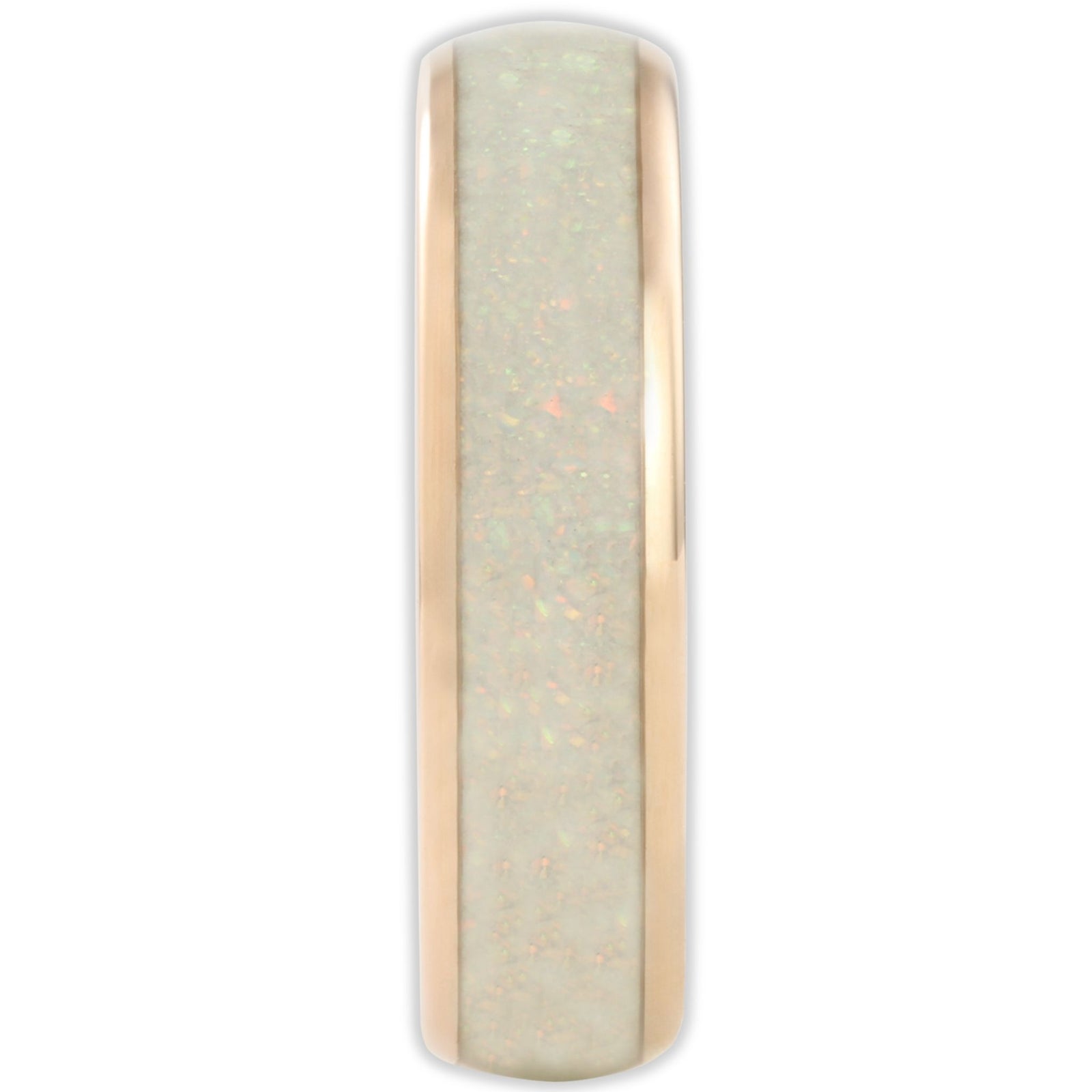 The Rose Gold White Opal 6mm Wonder Ring