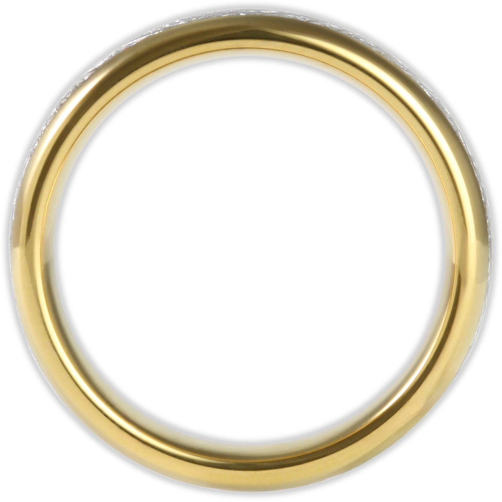 The Golden Steel 6mm Wonder Ring Size O - Clearance 1134