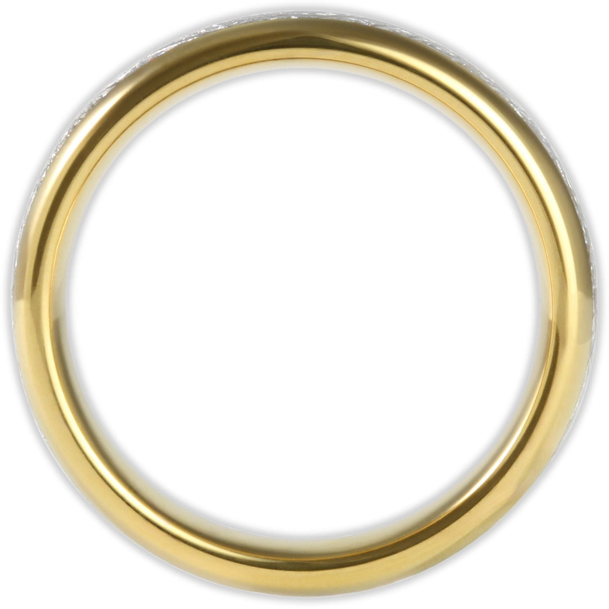 The Golden Steel 6mm Wonder Ring Size X - Clearance 1135