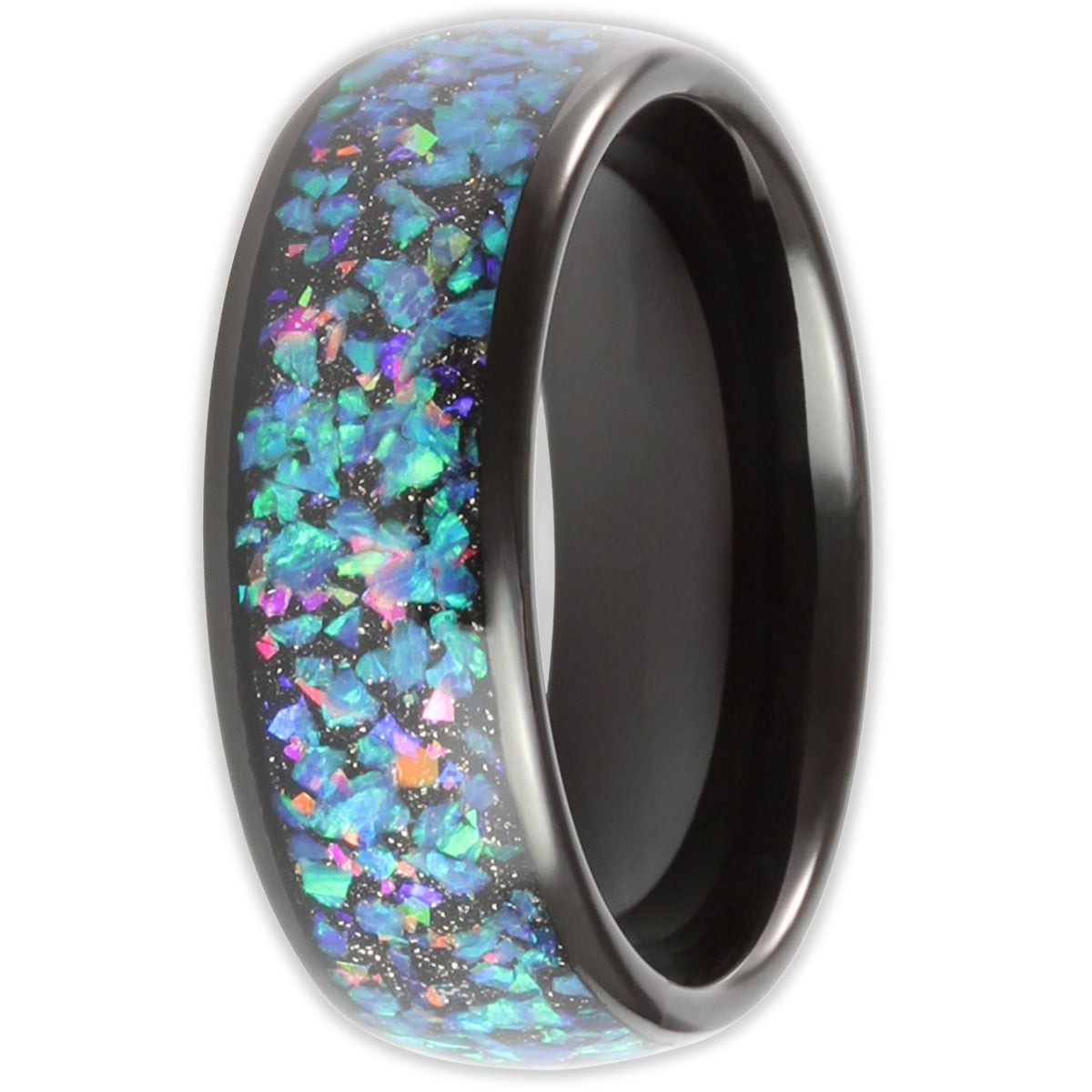 The Black Opal 8mm Wonder Ring