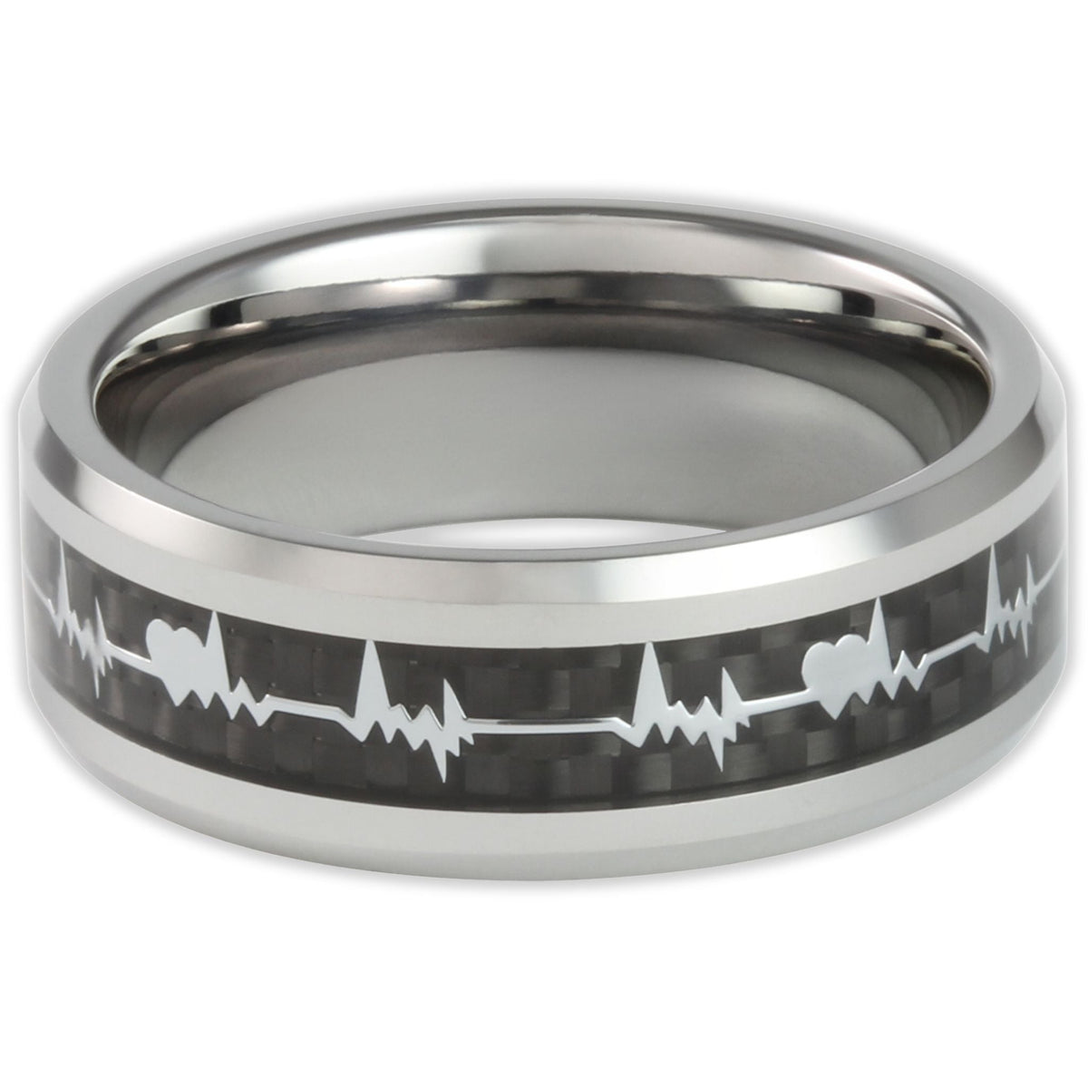 The Loving Heartbeat 8mm Wonder Ring Size V - Clearance 1131