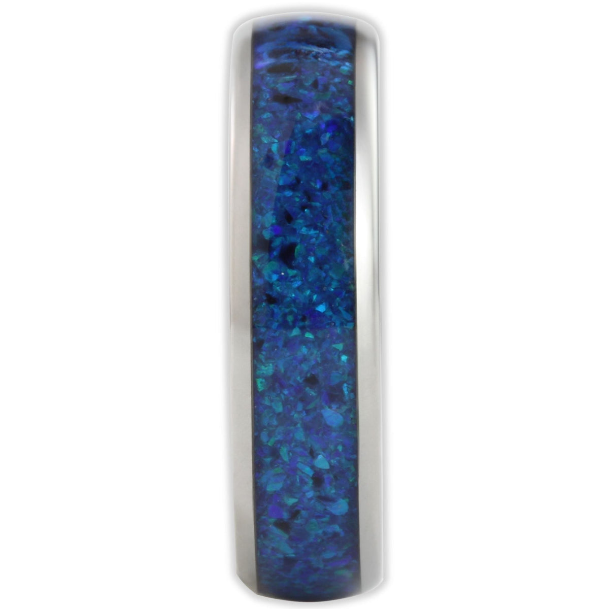 The Blue Opal 6mm Wonder Ring Size Z+3 - Clearance 1183