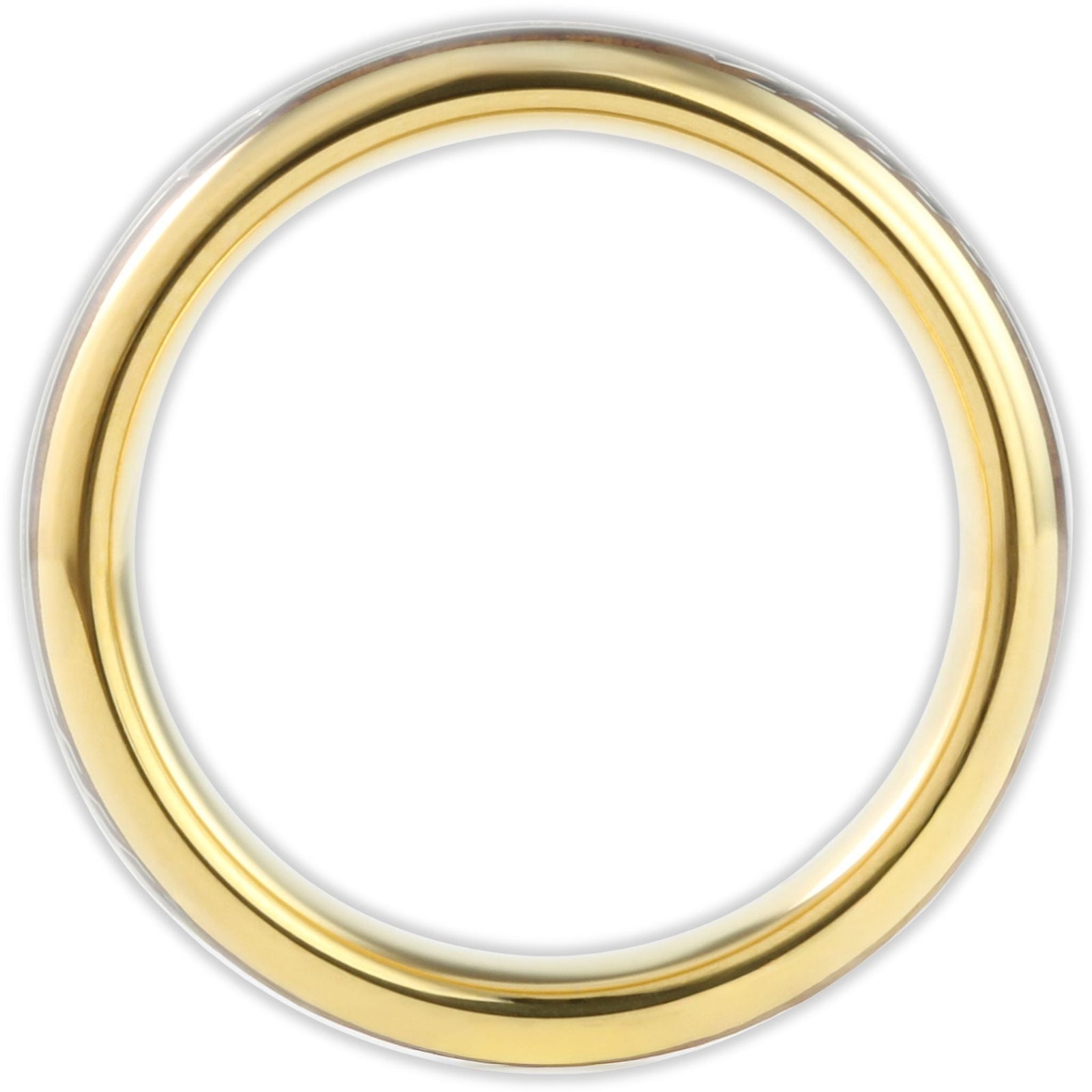 The Gold Harold Arrow 6mm Wonder Ring Size O - Clearance 1140