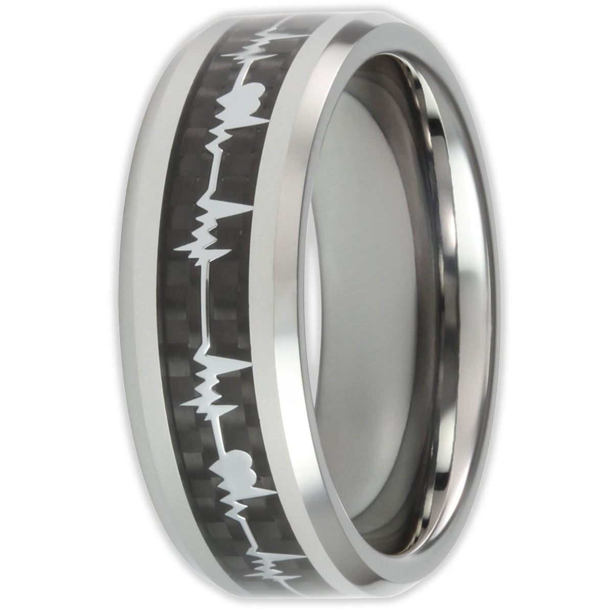 The Loving Heartbeat 8mm Wonder Ring Size V - Clearance 1131