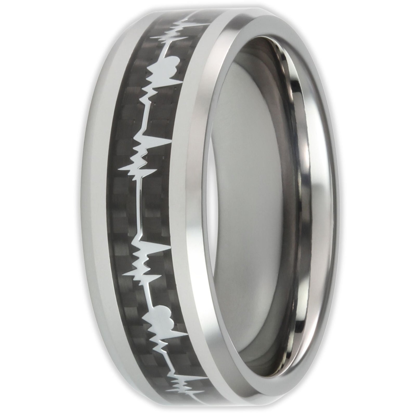 The Loving Heartbeat 8mm Wonder Ring Size V - Clearance 1131
