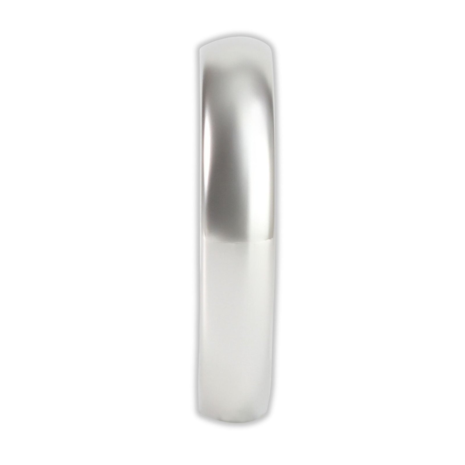 White Gold 4mm Wonder Ring Size L - Clearance 1138