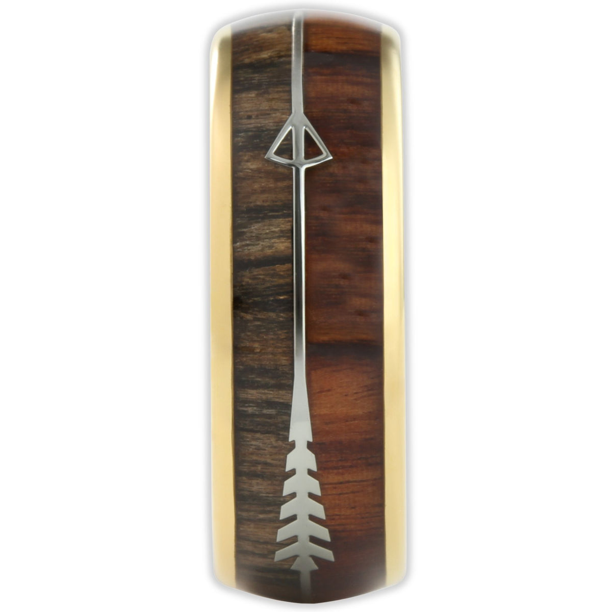 The Gold Harold Arrow 8mm Wonder Ring