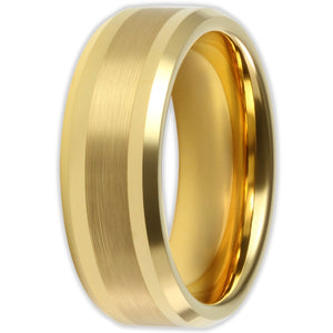 Gold Brushed 8mm Wonder Ring