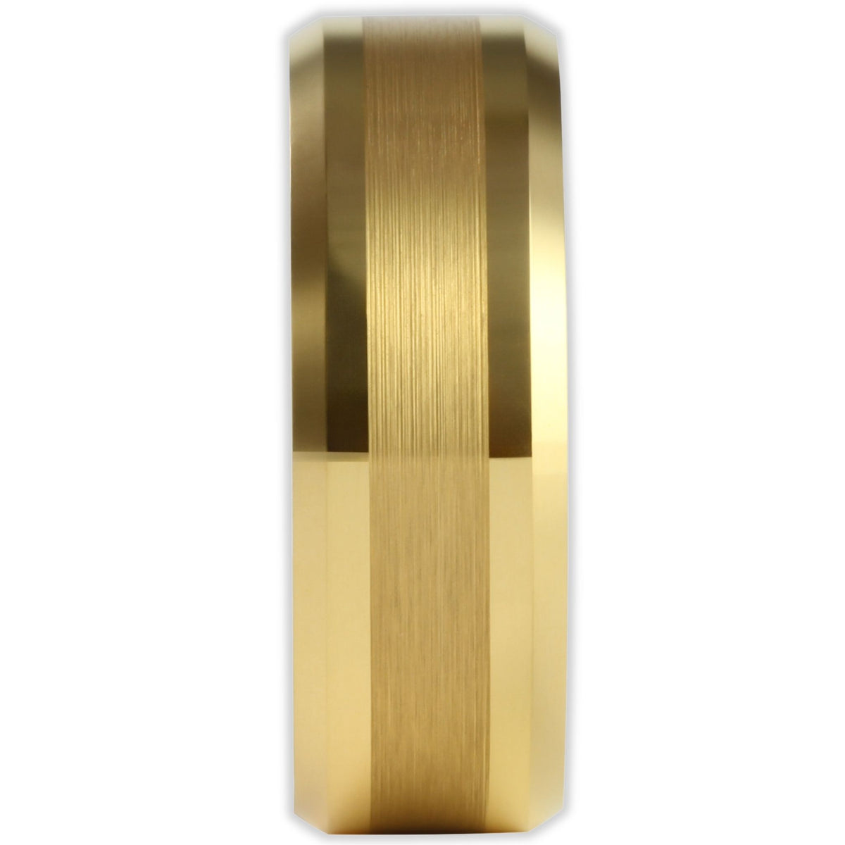 Gold Brushed 8mm Wonder Ring