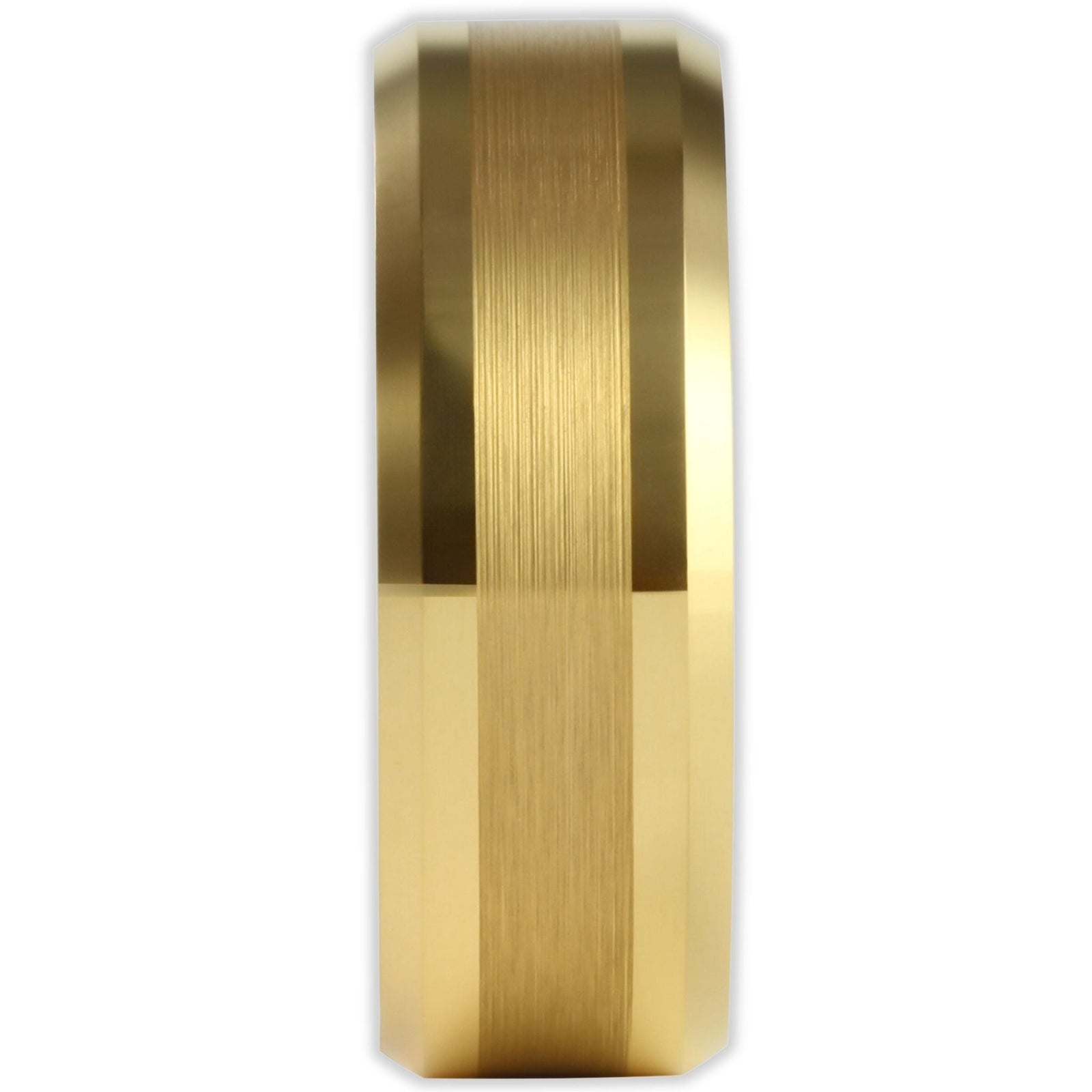 Gold Brushed 8mm Wonder Ring Size Z - Clearance 1124