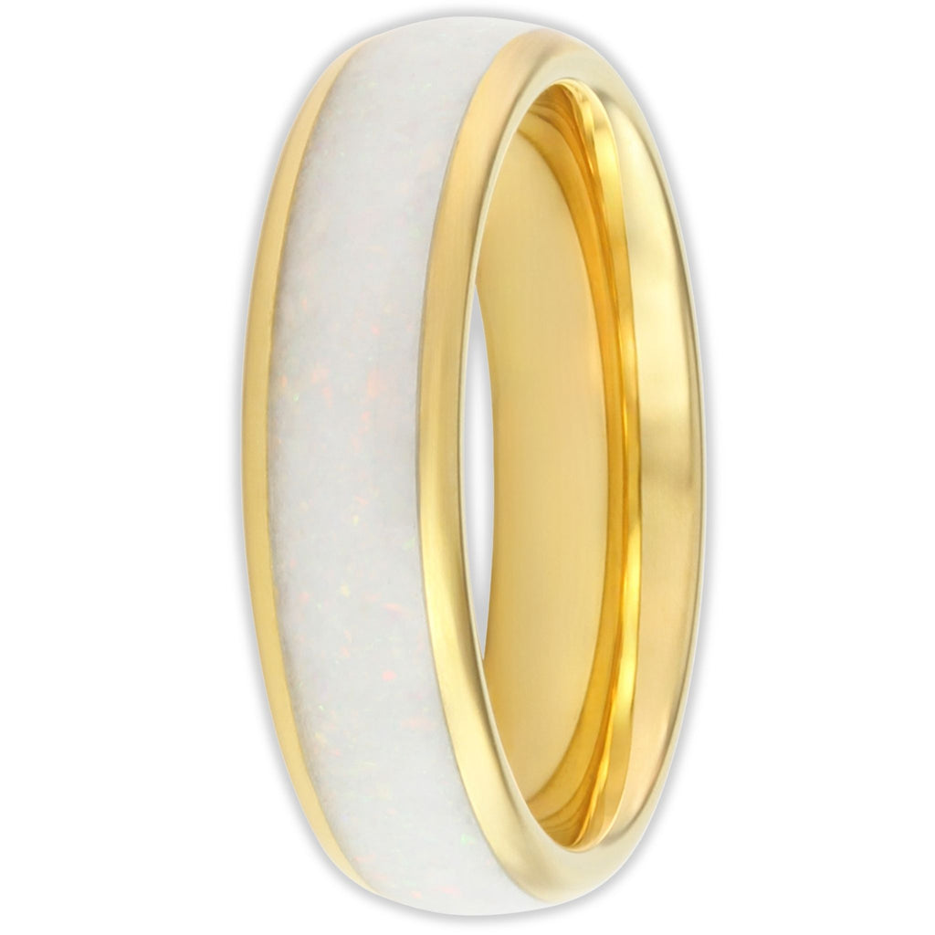 Golden Opal 6mm Wonder Ring
