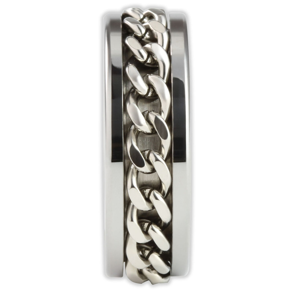 Original Rotating Chain 8mm Wonder Ring Size Q - Clearance 1129