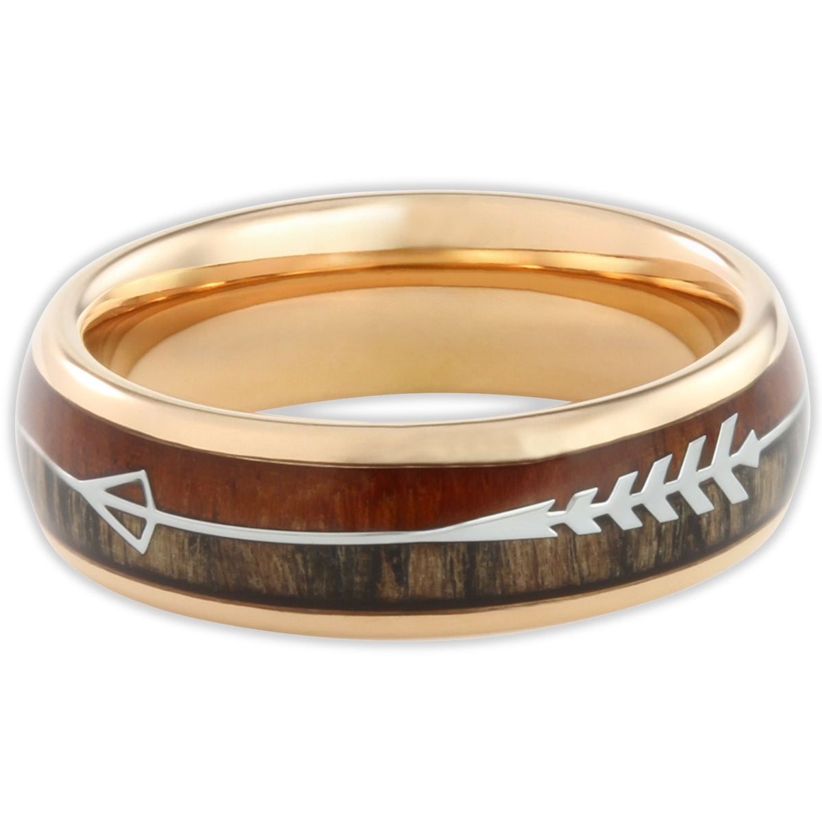 The Rose Gold Harold Arrow 6mm Wonder Ring