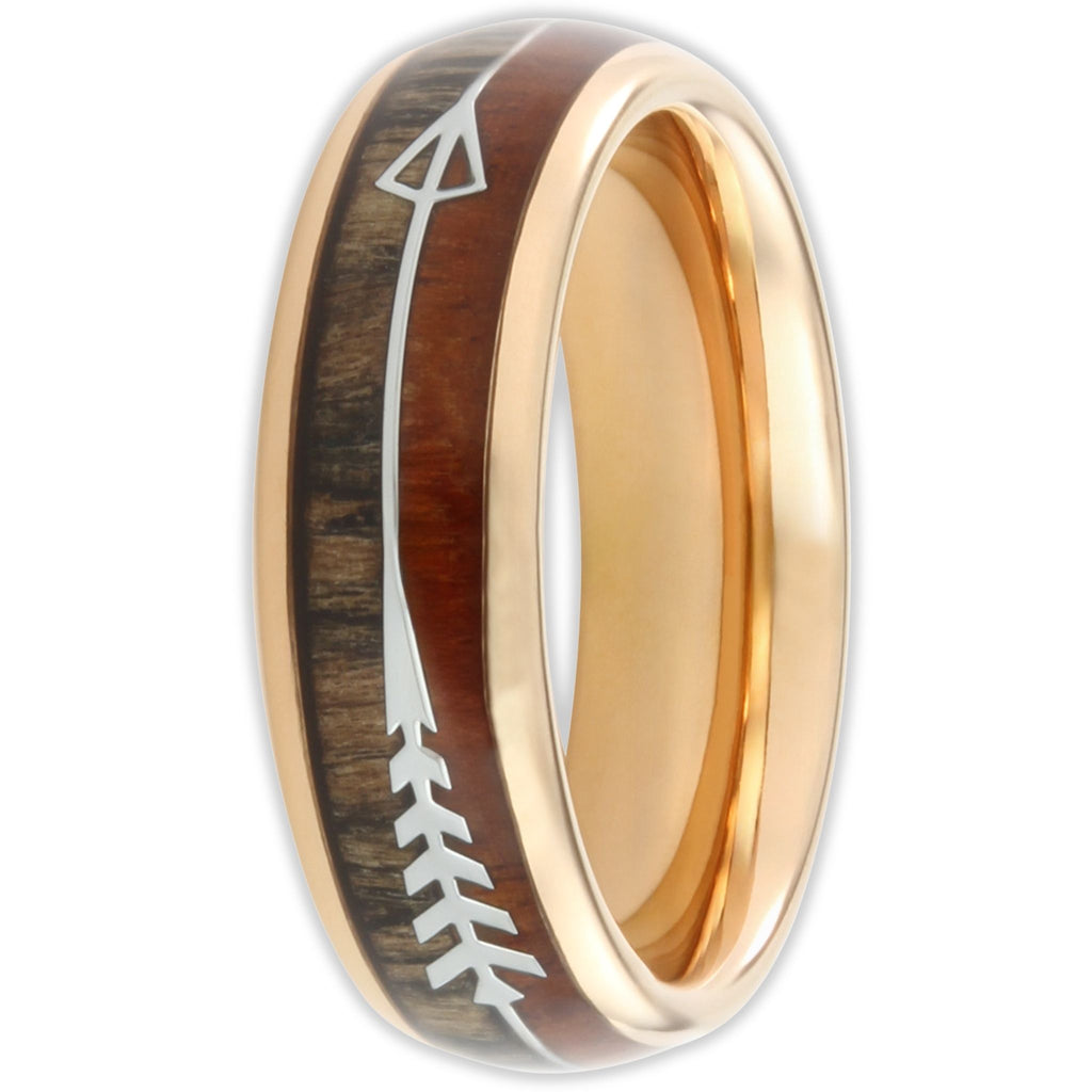 Rose Gold Harold Arrow 6mm Wonder Ring