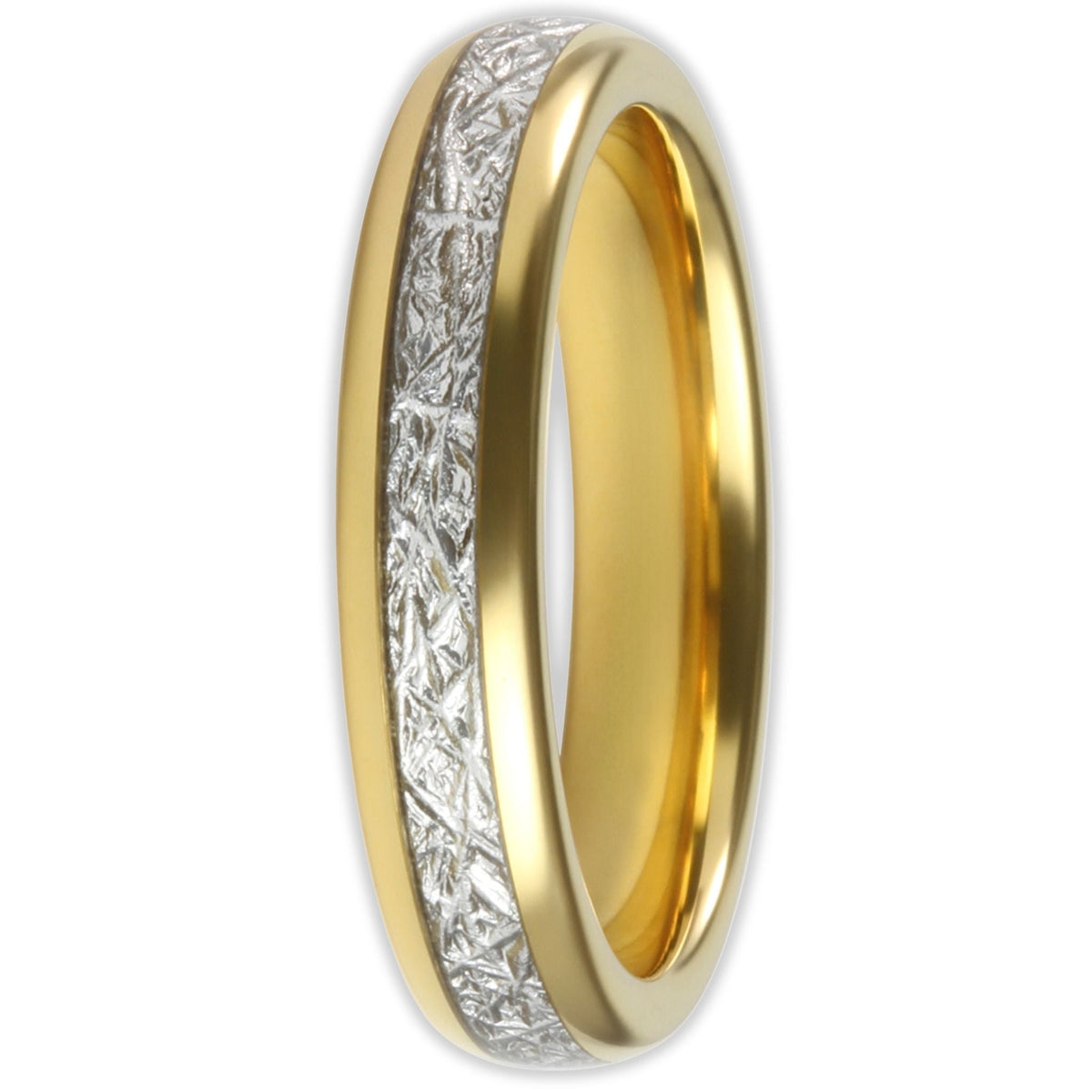 The Golden Steel 4mm Wonder Ring Size V - Clearance 1126