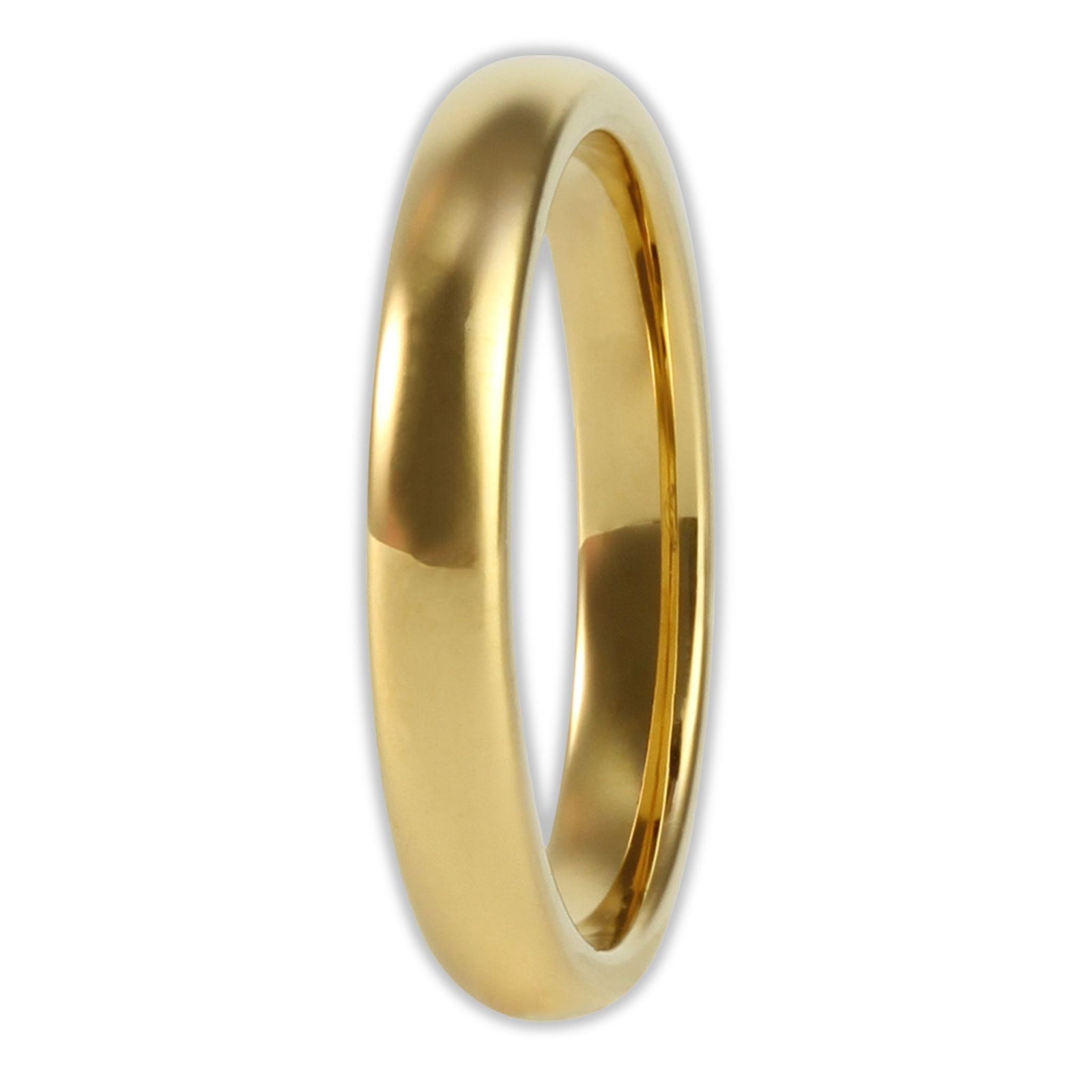 Gold 3mm Wonder Ring Size L - Clearance 1133