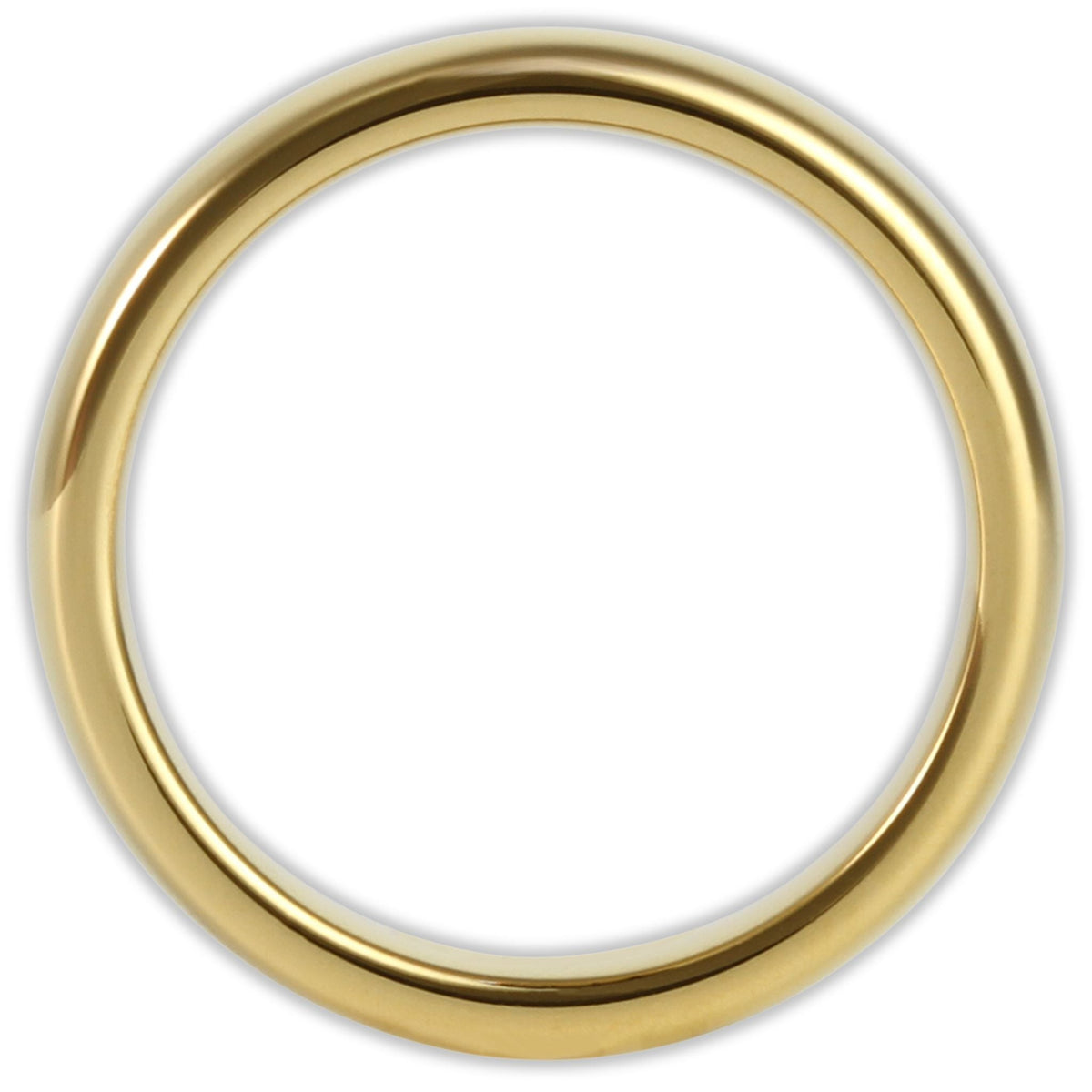 Gold 4mm Wonder Ring Size l - Clearance 1127