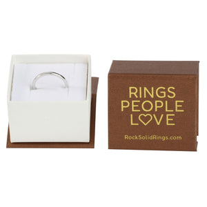 White Gold 2mm Wonder Ring