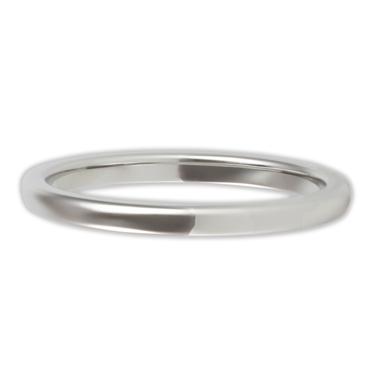 White Gold 2mm Wonder Ring