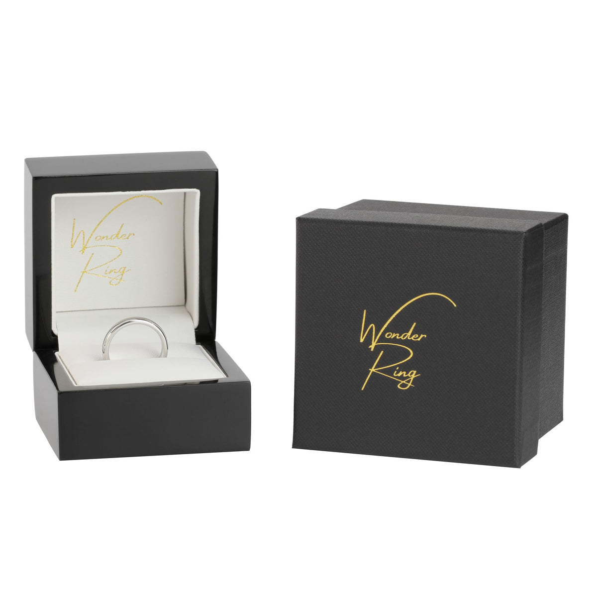 White Gold 4mm Wonder Ring