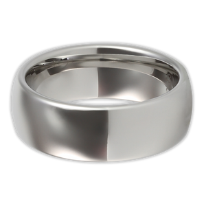 White Gold 8mm Wonder Ring