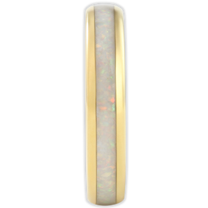 The Golden White Opal 4mm Wonder Ring
