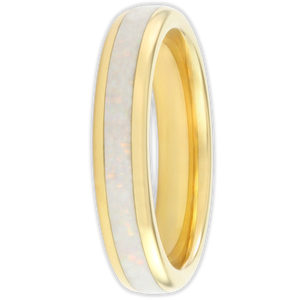 The Golden White Opal 4mm Wonder Ring