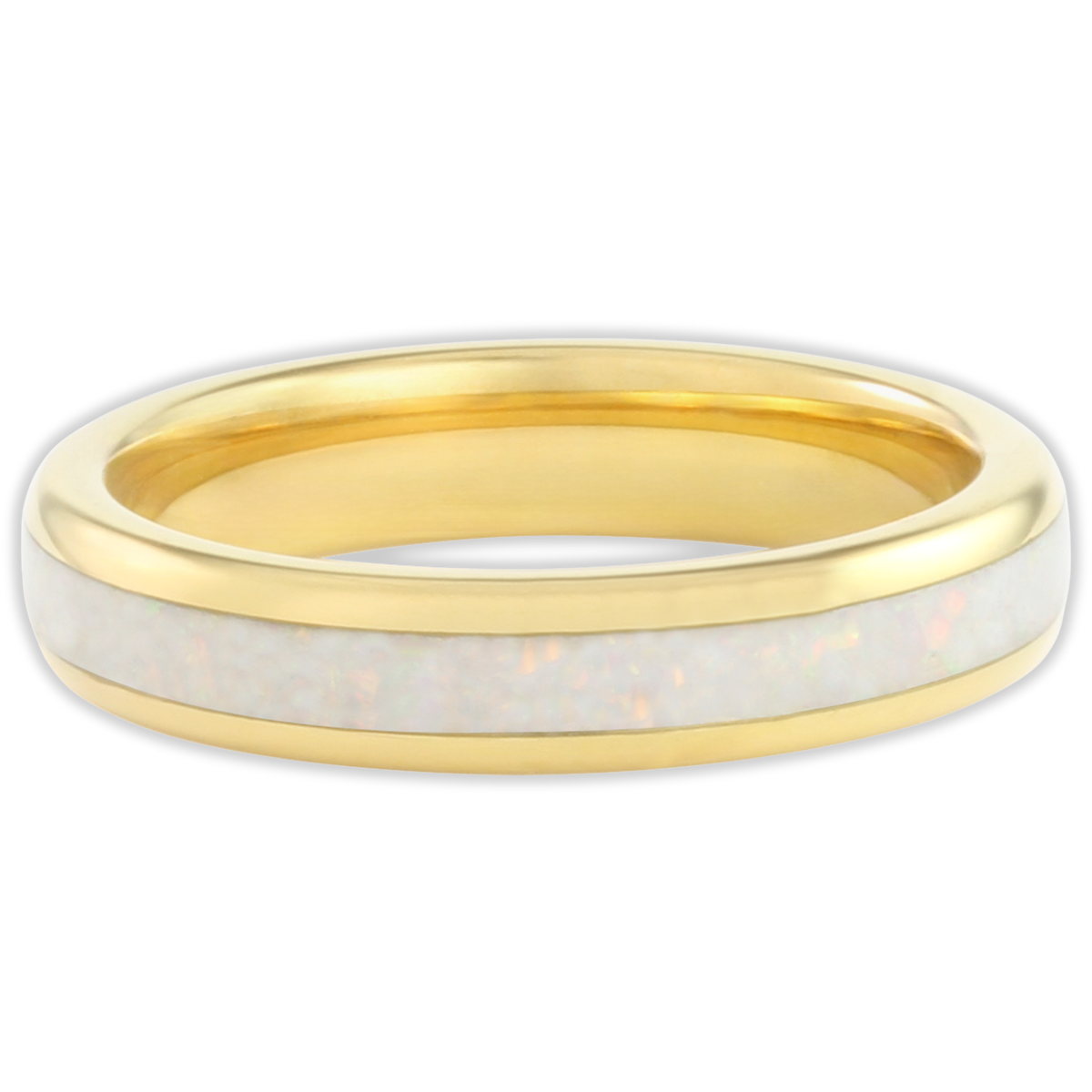 The Golden White Opal 4mm Wonder Ring