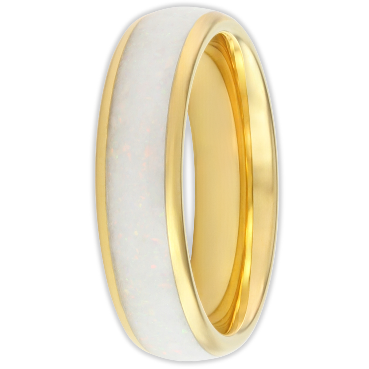 The Golden White Opal 6mm Wonder Ring