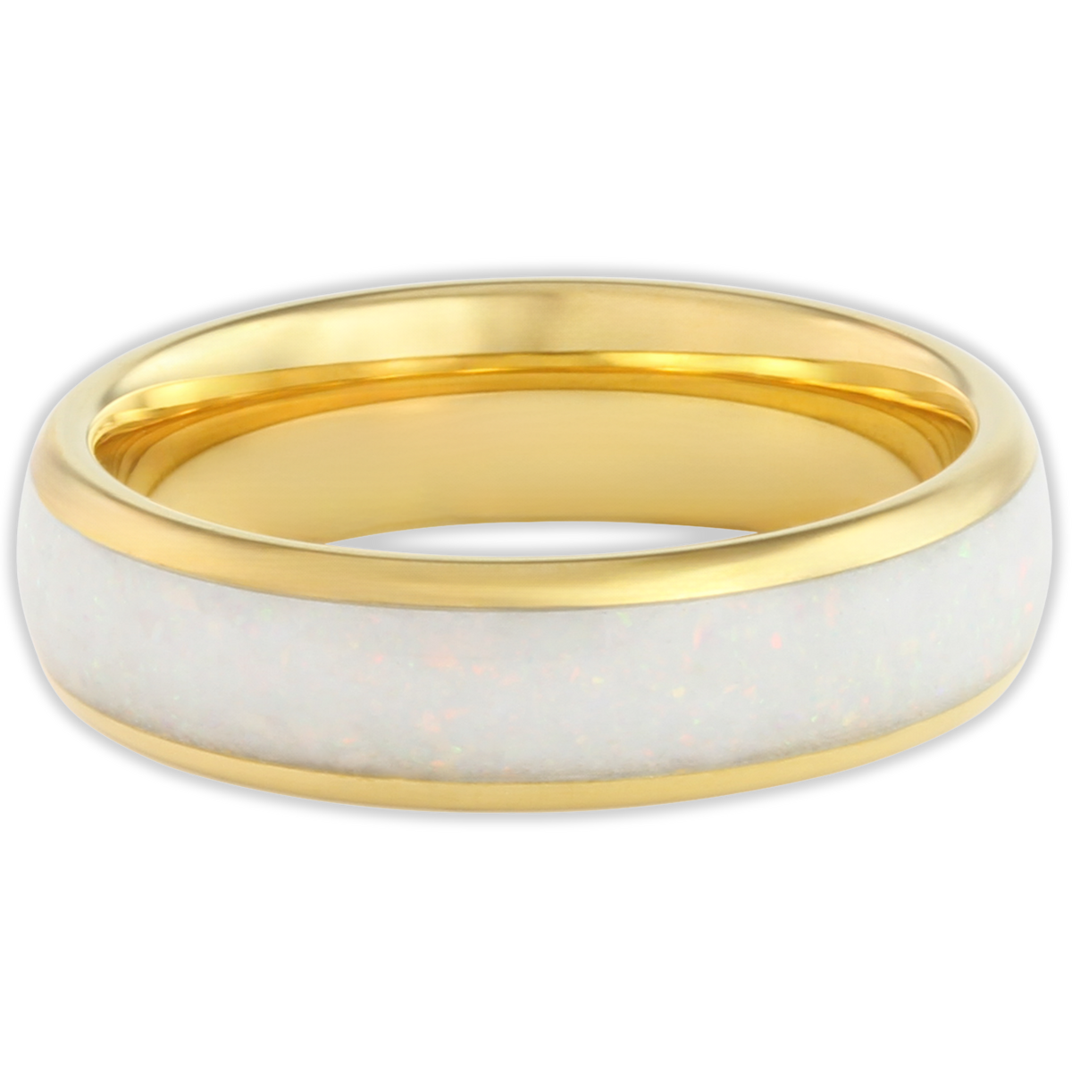 The Golden White Opal 6mm Wonder Ring