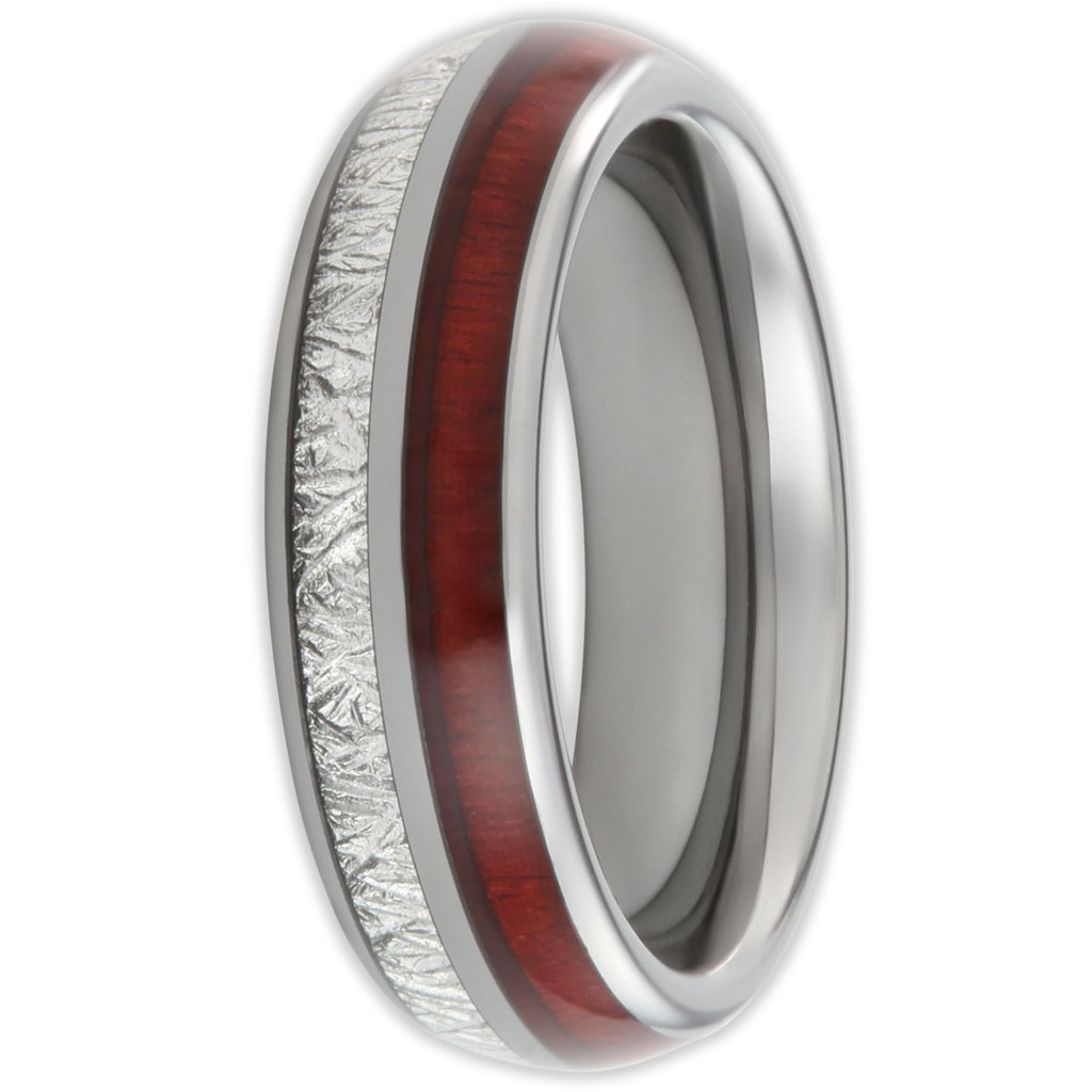 Wood Steel 6mm Wonder Ring