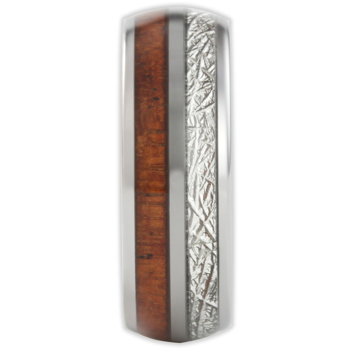 The Wood and Steel 8mm Wonder Ring Size Z+1 - Clearance 1160