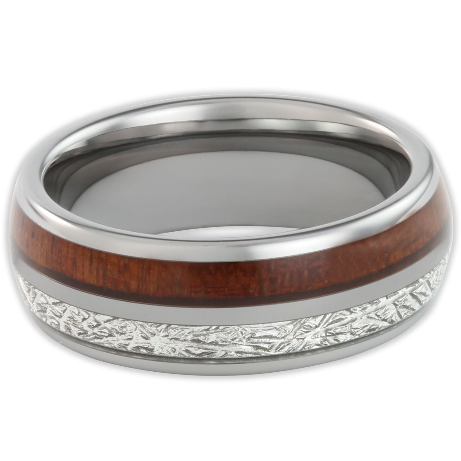 The Wood and Steel 8mm Wonder Ring Size Z+1 - Clearance 1160