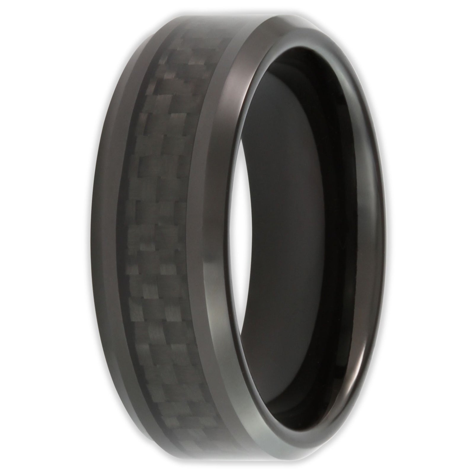 The Black Third Dimension 8mm Wonder Ring