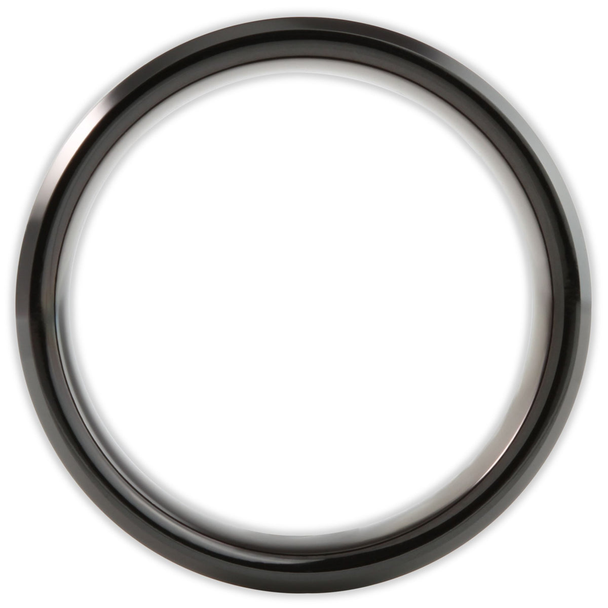 Black Brushed 8mm Wonder Ring