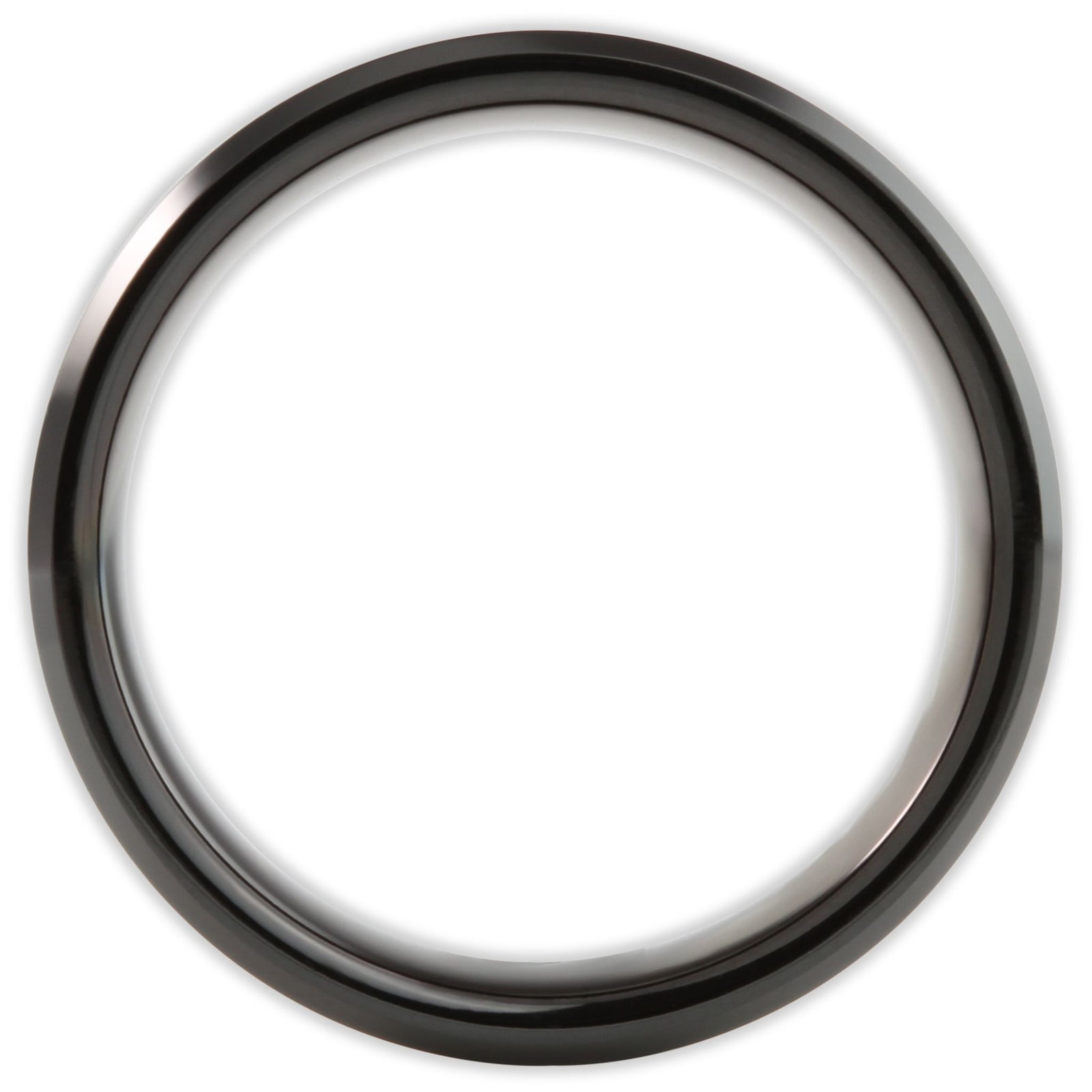Black Brushed 8mm Wonder Ring