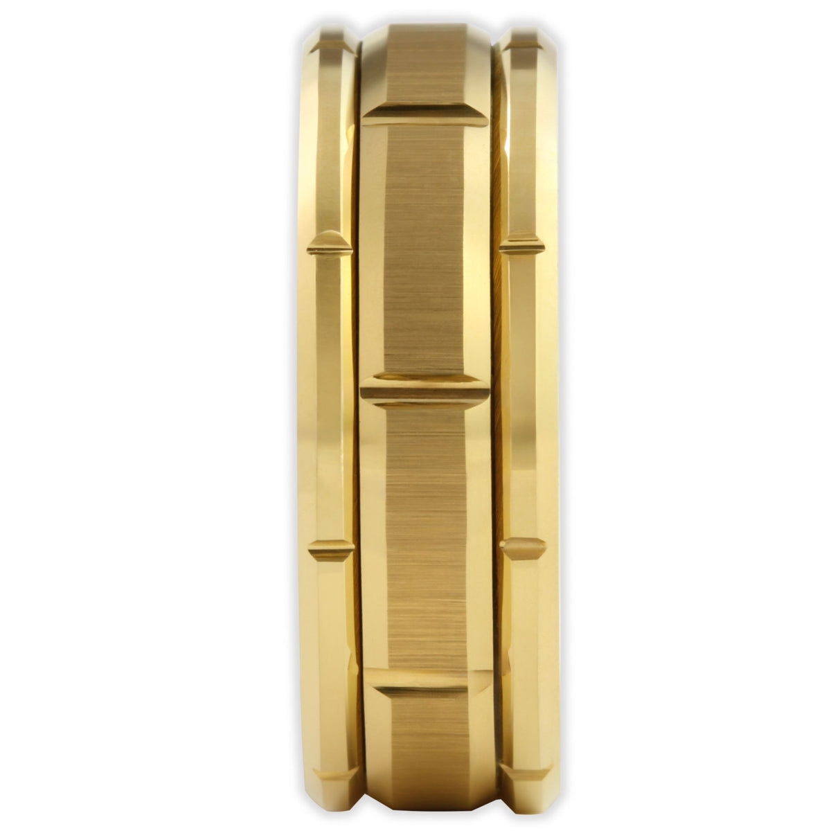 Gold Bricked 8mm Wonder Ring